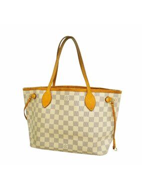 Louis Vuitton Tote Bag Damier Azur Neverfull PM White